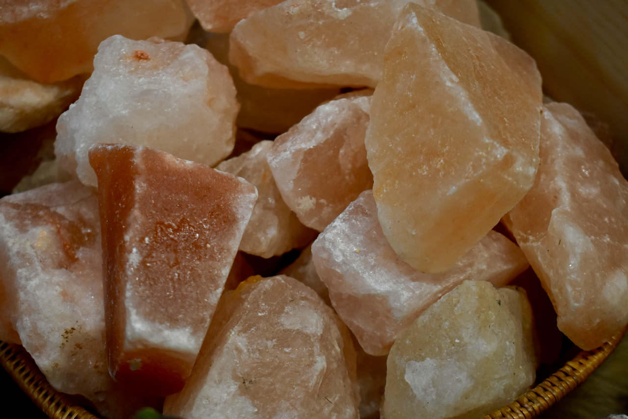 Healing Pink Salt Rocks