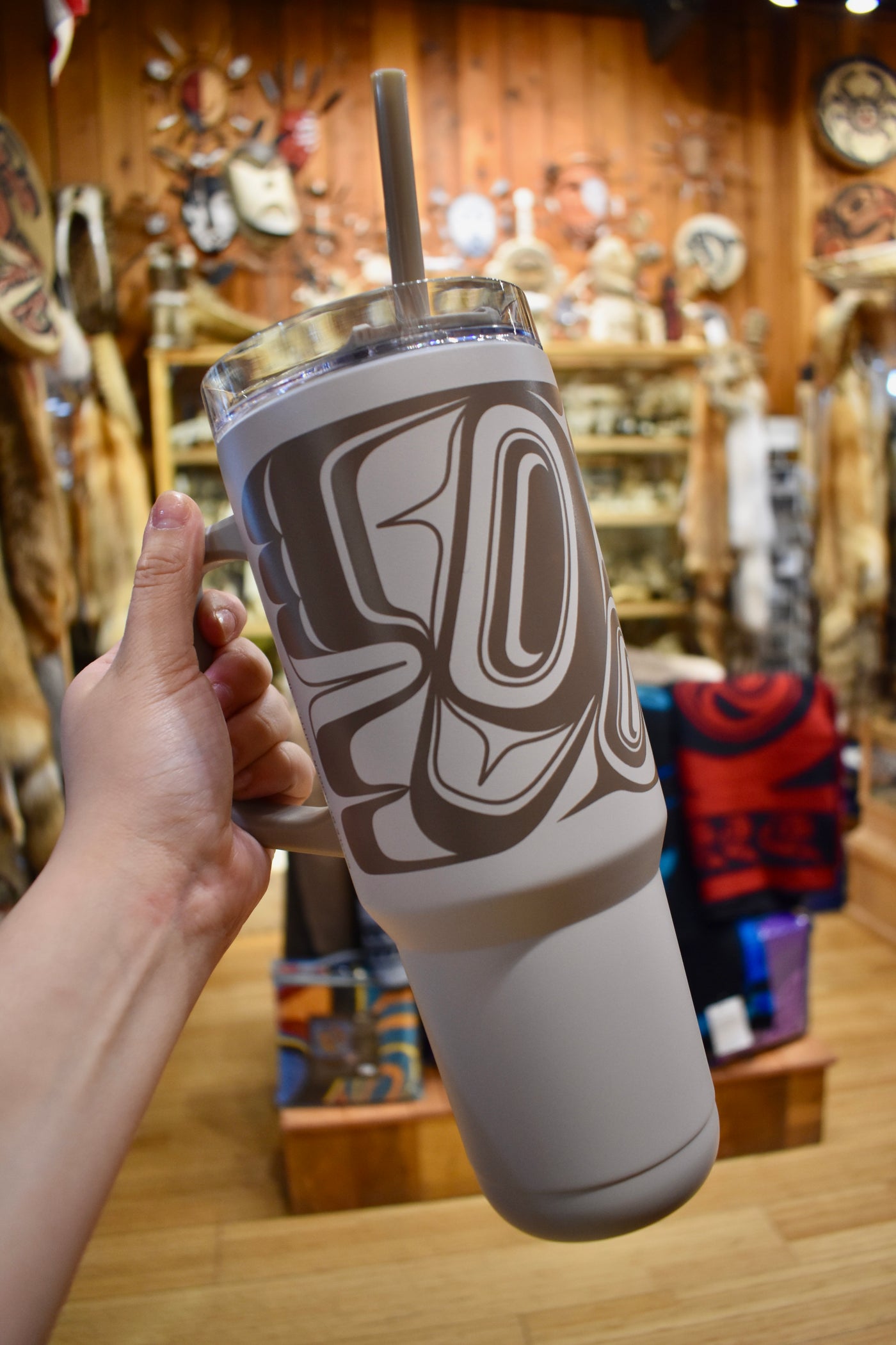 40oz Insulated Tumbler with Straw - Eagle